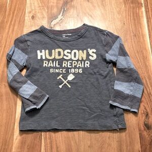 Baby Gap Cotton L/S Appliqué Top